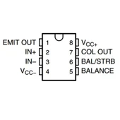 LM311P 5.1mA Komparatör Entegresi DIP8 thumbnail 2