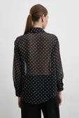 Puantiyeli Gömlek Siyah thumbnail 6