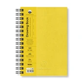 Schoellershammer Drawing Pad Sarı Sert Kapak Çizim Defteri 120 gr A5 54 Yaprak - 1