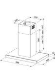 Fcr 925 I Tc Bk Xs Ada Tipi Siyah Inox Davlumbaz 90 Cm - 2