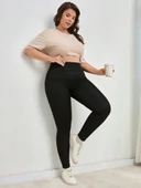 Kadın Yüksek Bel Dalgıç Spor Tayt - 2