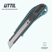 UTTIL NMUK03 18 mm Plastik Gövde, Çelik Kızak Maket Bıçağı - 1