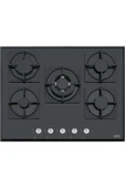 FRANKE Smart Linear Square Fhns 705 4g Tc Bk C Black 5 Gözlü 70 cm Siyah Cam Ankastre Ocak - 1