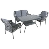 ORİON 2+1+1+MASA ANTRASİT RATTAN BAHÇE TAKIMI , BALKON TAKIMI - 2