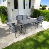 ORİON 2+1+1+MASA ANTRASİT RATTAN BAHÇE TAKIMI , BALKON TAKIMI - 1