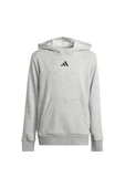 adidas Unisex Çocuk  Gri  Sweatshirt J SMI HOODIE JD3288 thumbnail 9