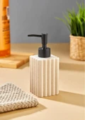 Taş Desenli Seramik Sıvı Sabunluk - Banyo Mutfak Sıvı Sabunluğu - 250 ML - 4