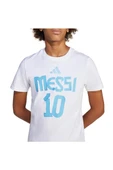 adidas Çocuk  Beyaz  T-shirt Y MESSI N&N G T JJ1416 - 5