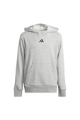 adidas Unisex Çocuk  Gri  Sweatshirt J SMI HOODIE JD3288 thumbnail 8