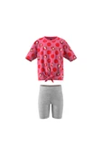 adidas Çocuk  Pembe  Eşofman LG DY MI T SET JF3646 - 9