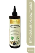 Siyah Sarımsaklı Sirke & Saç Toniği B5 Vitaminli Papatya Özlü Kokusuz 400 ml - Vinegar & Hair Tonic - 1