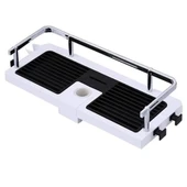 By Nevser® Banyo Direğine Asılabilir Köşelik Şampuanlık Sabunluk Çift Askılı Düzenleyici Raf Paslanmaz thumbnail 1