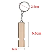 By Nevser® SOS Acil İmdat Düdüğü Alüminyum Islık Anahtarlık Kamp Yürüyüş Aksesuar Araçları thumbnail 3