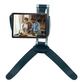 By Nevser® 360 Derece Dönebilen Mutfak Masaüstü Telefon Tablet Tutucu Ayarlanabilir Esnek Ayaklı Metal - 3