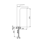 Newarc Aqua Çanak Tipi Yüksek Lavabo Bataryası Krom 941001 - 2