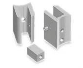 Vidalı Cam Tutucu Klipsi Parlak 4 lü paket - 1