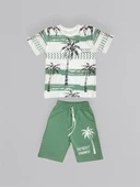 Baskılı Erkek Çocuk Tişört Şortlu Takım M00715 thumbnail 8