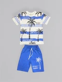 Baskılı Erkek Çocuk Tişört Şortlu Takım M00715 thumbnail 9