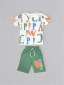 Baskılı Erkek Çocuk Tişört Şortlu Takım M00715 thumbnail 2