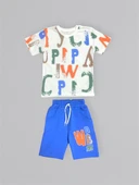 Baskılı Erkek Çocuk Tişört Şortlu Takım M00715 thumbnail 4