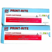 Print-Rite Xerox Pheaser 6125 / 6125N Toner Kartüş Kırmızı/Magenta - 1