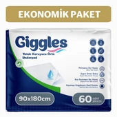 Giggles 90x180 Yatak Koruyucu Örtü 30'lu 2 Paket 60 Adet - 1