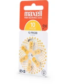 Maxell PR536 (10) 1.4V Düğme Kulaklık Pili 6’lı Paket - 2