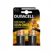 Duracell Alkalin C Orta Boy Pil  1.5V 2'li Paket Lr14-Mn1400 - 1