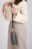 M 226 Mega Bag Krinkıl Kumaş Unisex Küçük Omuz Çantası, Telefonluk - 9
