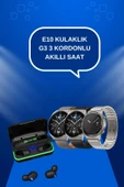 Yeni Nesil Akıllı Saat Ve Bluetooth Kulaklık Titreşim Bildirimleri Uyku Takibi - 5