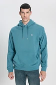 Riders by Lee  Regular Fit Normal Kesim %100 Pamuk Kapüşonlu Içi Polarlı Mavi Sweatshirt L80YRYA64M - 2