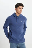 Riders by Lee Regular Fit Normal Kesim %100 Pamuk Şardonlu Kapüşonlu Mavi Sweatshirt L80YRY54M - 2
