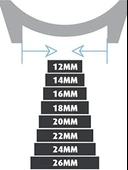 Fado &Hertür Saate &Uygun  Kelebek  Toka   20  mm  Siyah   Kordon(168)   rose toka thumbnail 3