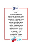 Golfi G105 Transfer Sandalyesi Frenli Tekerlekli Sandalye Hasta Taşıma Sandalyesi - 4