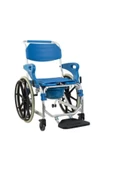 GOLFİ  G561 Alüminyum Lazımlıklı Tekerlekli Banyo Sandalyesi - 1