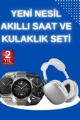 Yeni Nesil Sesli Görüşme Akıllı Saat ve Powerbank Çoklu Şarj Girişli Bluetooth Kulaklık Nabız Ölçer - 1