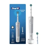 Oral-B D100 Starter Pack  Gri Şarjlı Diş Fırçası + Yedek Başlık - 1