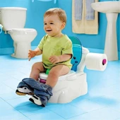 Fisher Price BMD23 Mavi Eğitici Eğlenceli Tuvalet thumbnail 2