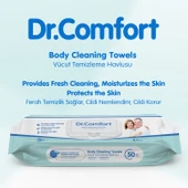 Dr.Comfort Vücut Temizleme Havlusu 50'li 3 Paket 150 Havlu - 2