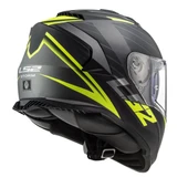 LS2 STORM 2 NERVE MAT SİYAH-NEON SARI KASK - 2