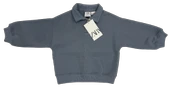 ZARA Çocuk Kışlık Mavi Sweatshirt %98 Pamuk,%2 Elestan - 1