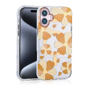 iPhone 16 Plus Kılıf Magsafe Şarj Özellikli Şık Çiçek Desenli Papat Kılıf thumbnail 5