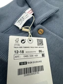 ZARA Çocuk Kışlık Mavi Sweatshirt %98 Pamuk,%2 Elestan - 4