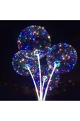3 M LED ŞEFFAF BALON ÇUBUKLU FULL SET IŞIKLI BALON - 1