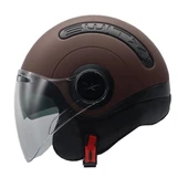 NEXX SX.10 MAT KAHVERENGİ KASK - 1