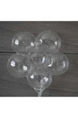 3 M LED ŞEFFAF ÇİÇEKLİ BALON ÇUBUKLU FULL SET ISIKLI BALON - 3