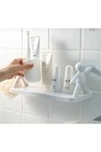 2 Adet Sevimli İnsan Motifli Banyo Mutfak Ofis Baharat Rafı Kendinden Yapışkanlı Çöp Adam Rafı - 2