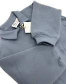 ZARA Çocuk Kışlık Mavi Sweatshirt %98 Pamuk,%2 Elestan - 2