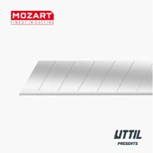 UTTIL Mozart Blades 91.040 9mm Standart Segmentli Kır-At Bıçak 100 Adet Yedek - 1