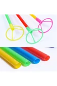 BALON ÇUBUĞU RENKLİ 50 CM BAŞLIKLI(10 ADET) - 2